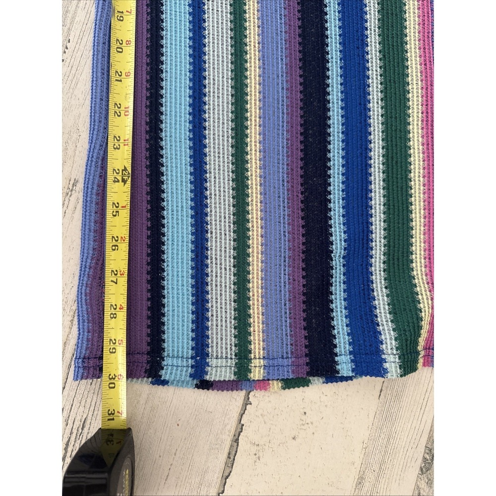 Marina‎ Blu Wide Leg Cover Up Pants Colorful Stripes, Size Medium - Picture 9 of 11